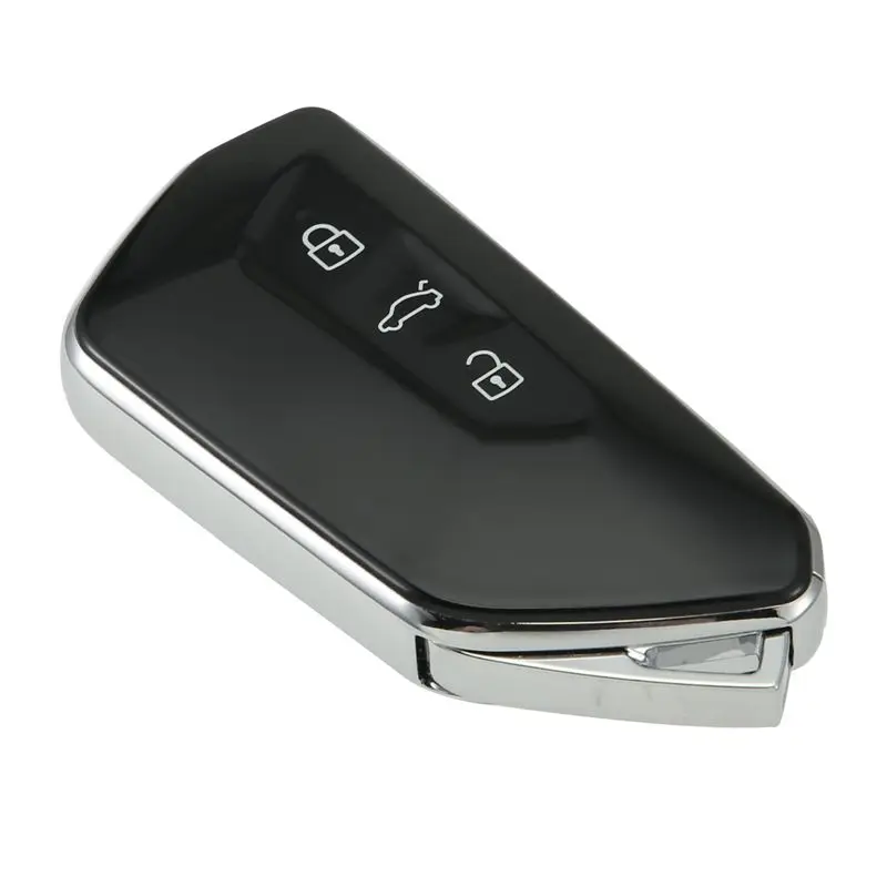 KDZA25 Remote Control Key Shell 3 Buttons Smart Key Card Case For VW Golf 8 Car Remote Control Key Casing-A91R