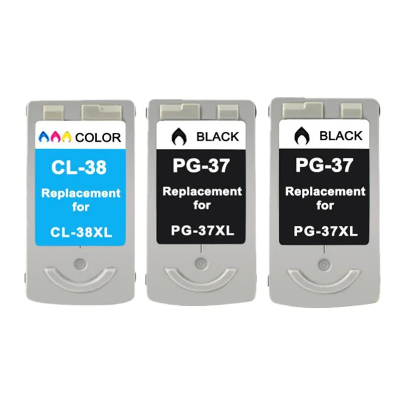 Compatible Ink Cartridge for Canon PG37 CL38 PG 37 CL 38 PIXMA MP140 MP190 MP210 MP220 MP420 IP1800 IP2600 MX300 MX310 Printer