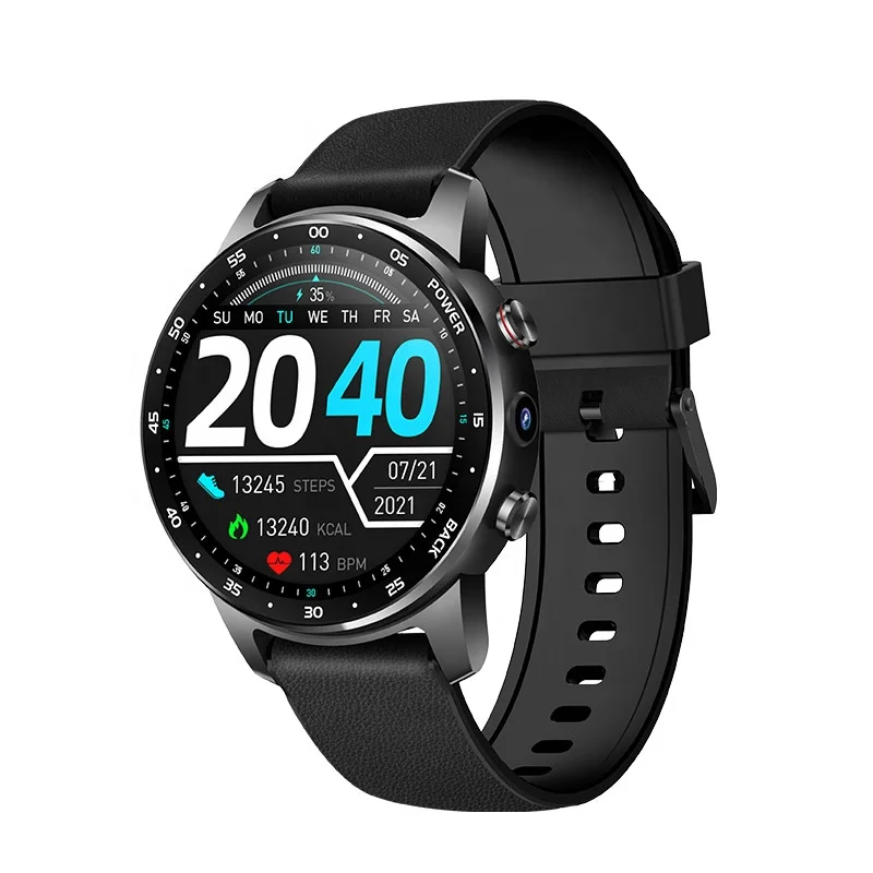 UNIWA KW390 1.39 inch Round Screen Global Version 4G Android Smart Watches Can Download Popular Apps