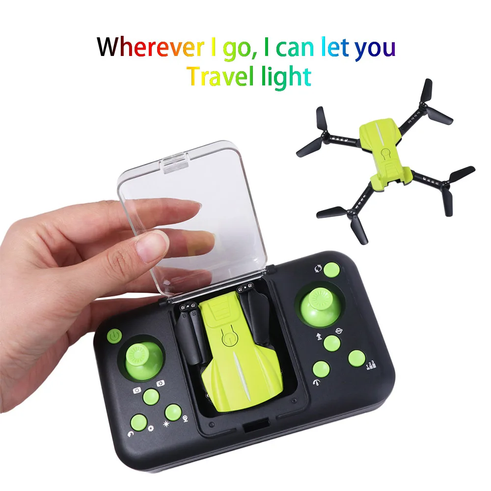 Hélicoptère RC ABS télécommande avion jouet Photo aérienne quatre axes K10 Mini Drone 2.4G caméra Durable FPV RC Drones cadeaux pour enfants