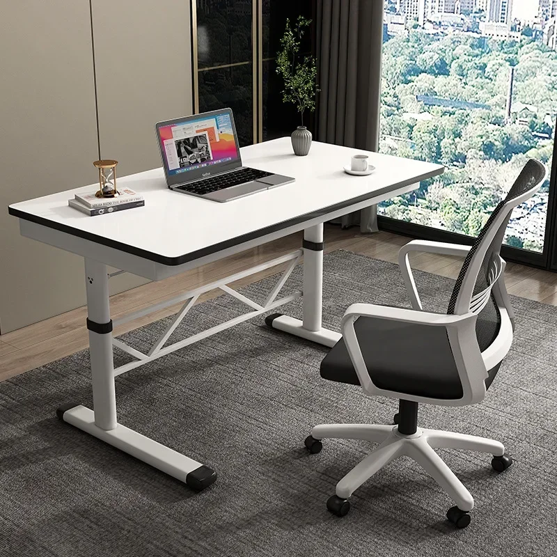 Computer Desk Electric Standing Desk with Drawers, Stand up Desk with Monitor Stand, Laptop Stand with Memory Preset Controller