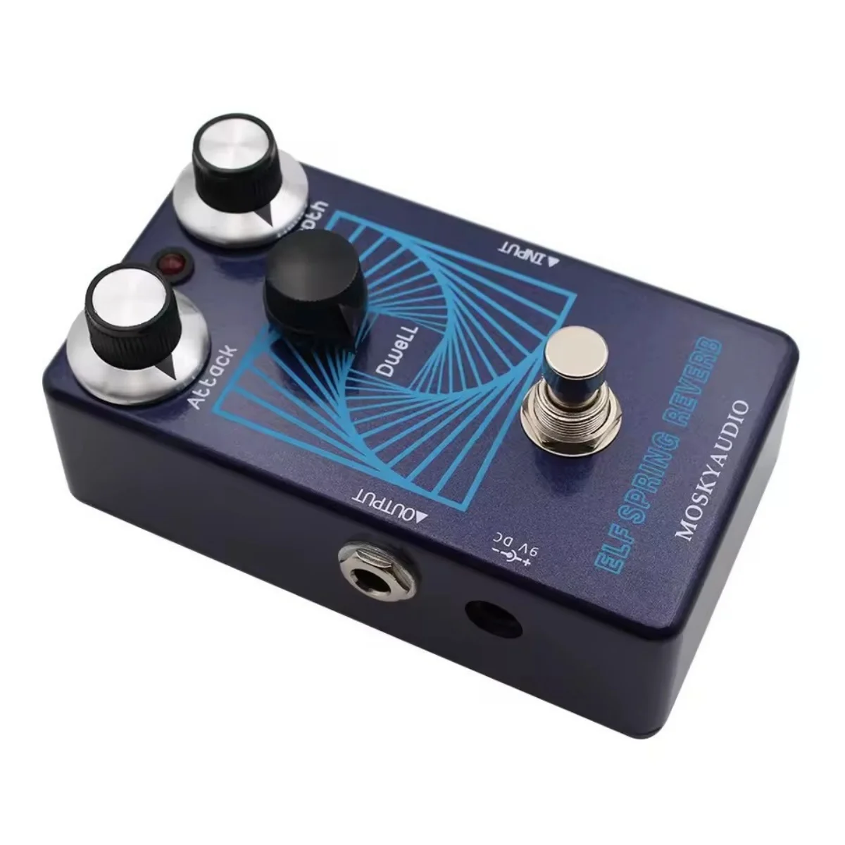 Mosky ELF SPRING REVERB Guitar Bass Effect Pedal/Vintage Voiced Reverb Digital Reverb/True bypass Guitar Processor Accessories