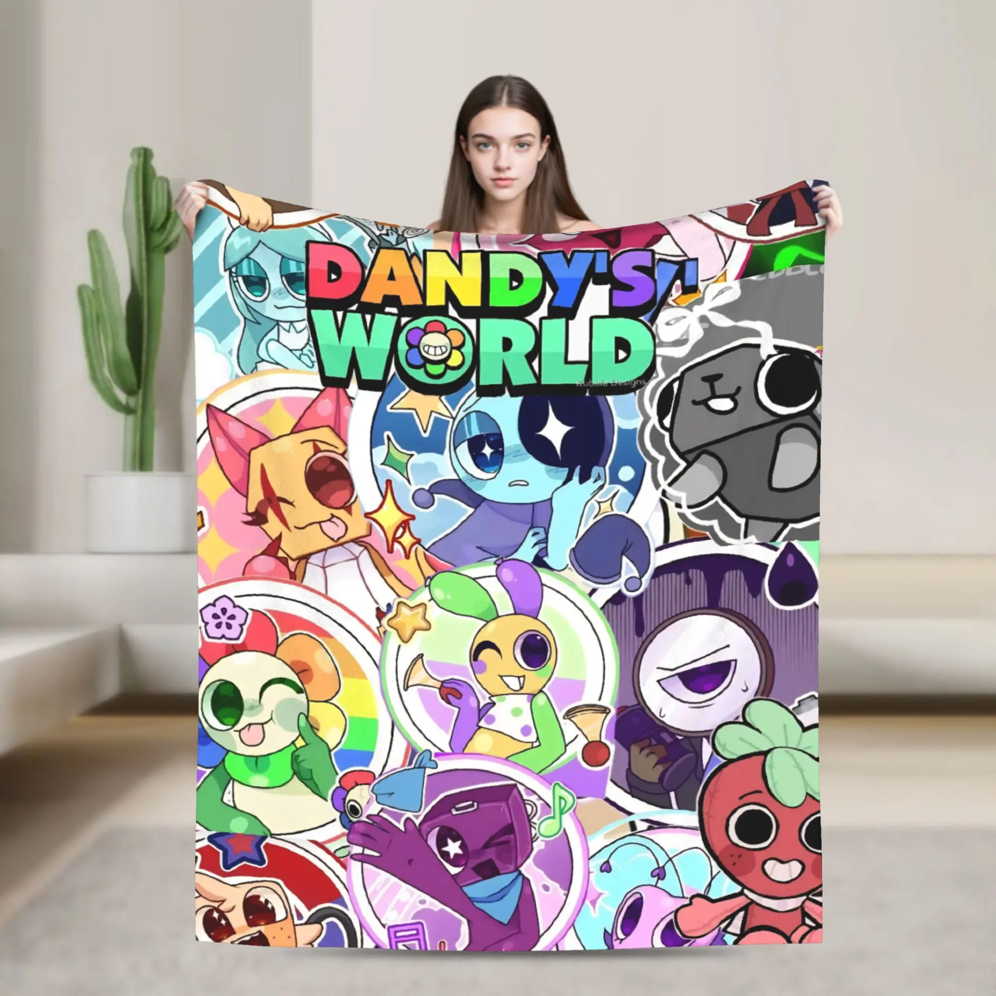 

Dandy’s World Gourdy Blankets Travel Flannel Throw Blanket For Couch Bed Super Warm Custom Quality Bedspread Birthday Gift