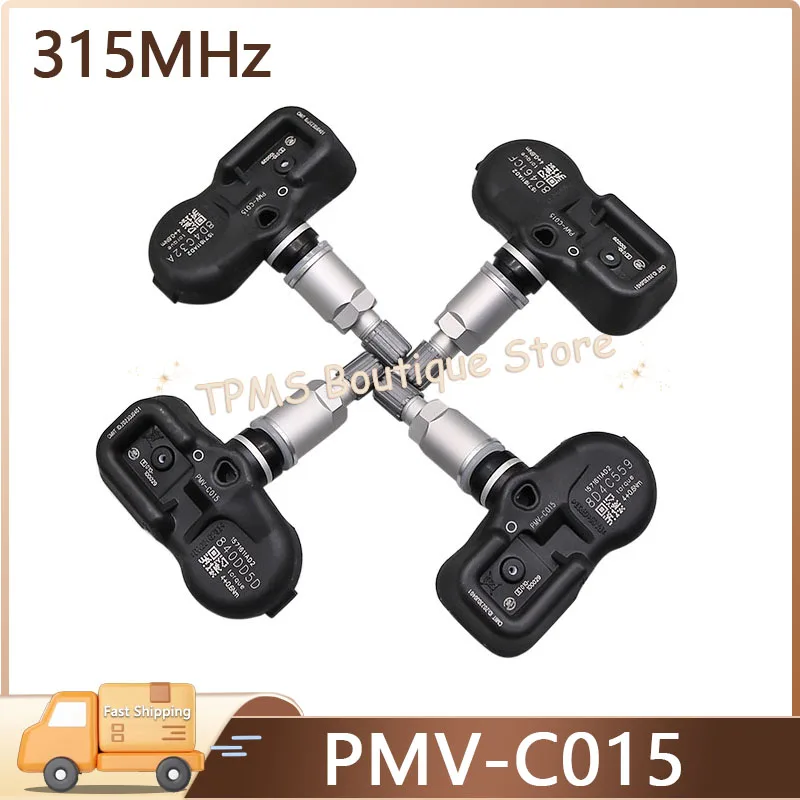 

4pcs PMV-C015 PMVC015 Tyre Pressure Monitoring System TPMS Sensor 315MHz For Toyota 4 Runner Avalon C-HR Highlander Lexus LM NX
