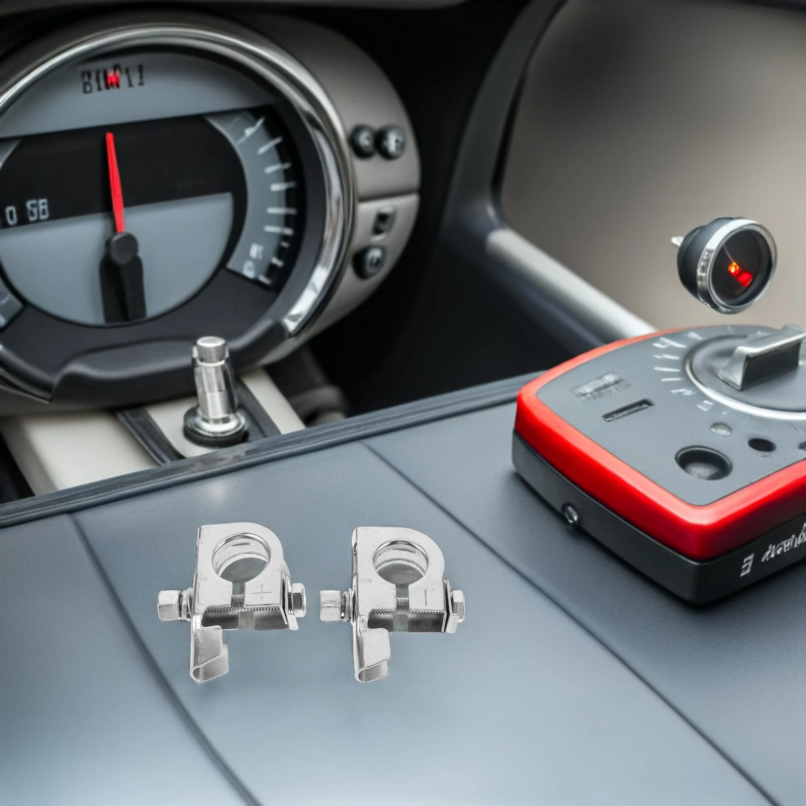 

10pcs Clamps Connectors Top Post Terminal Set For Heavy Duty Trucks Marine Rvs Quick Release Sparkproof Durable