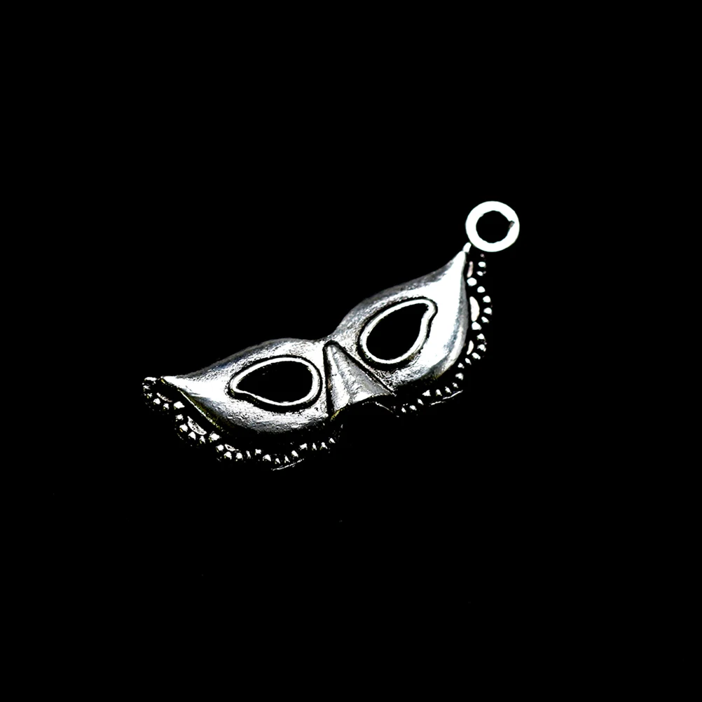 

50 Pcs Fashion Jewelry Dancer Mask Bracelet Pendant Metal Charms Zinc Alloy Bangle
