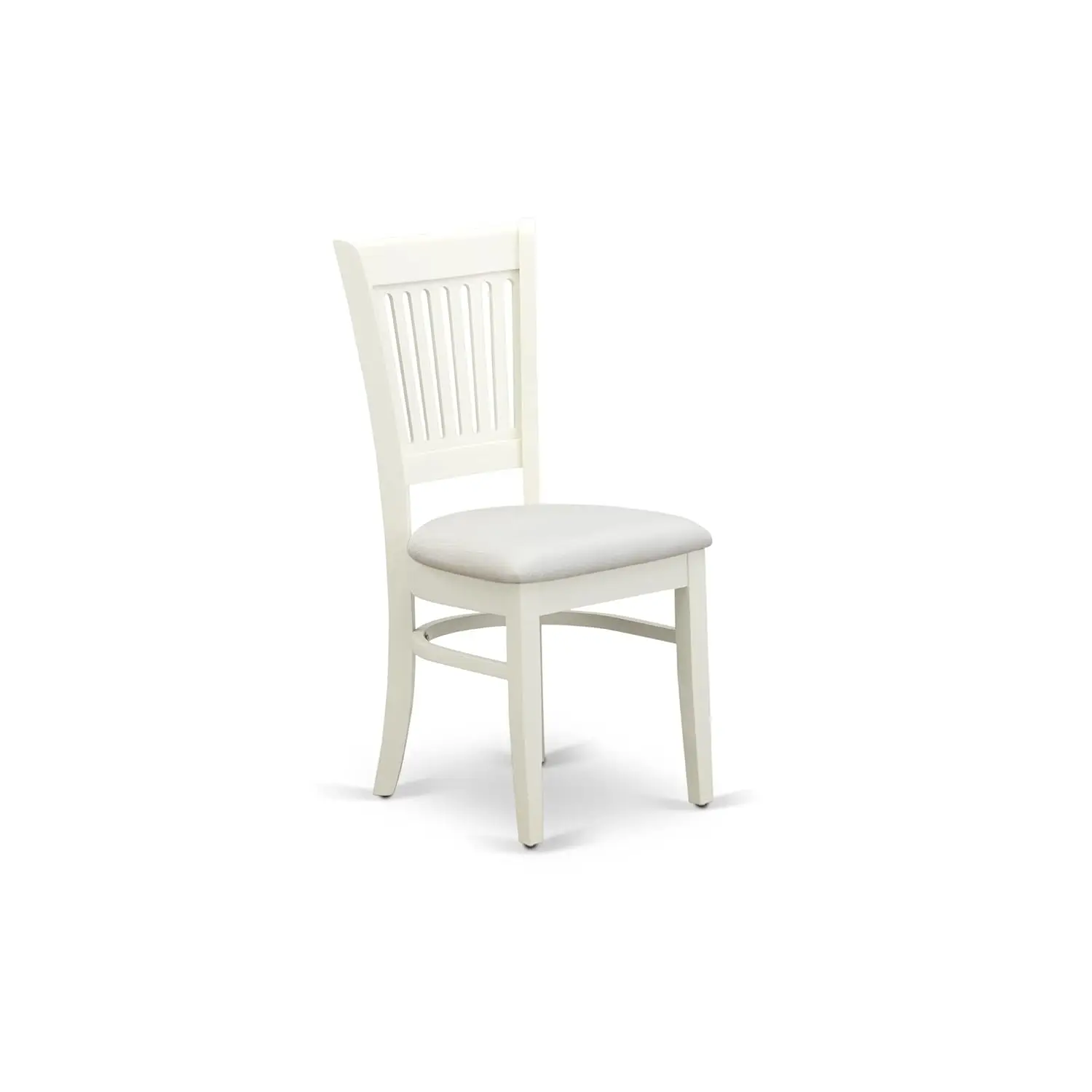 VAC-LWH-C Vancouver Dining Room Chairs - Linen Fabric Upholstered Wooden Chairs…