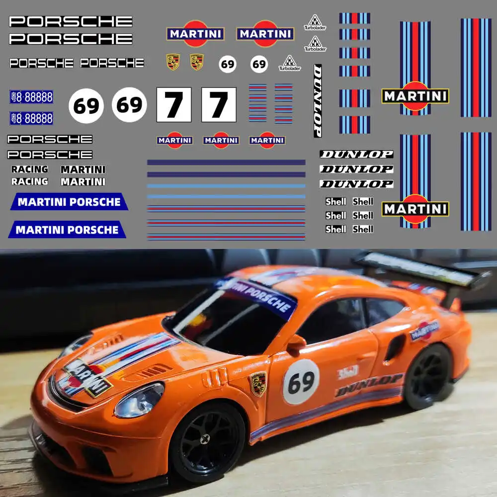 RC Drift Car Stickers 1/43 Mini Remote Control Car Decoration Stickers 4303 4304 Racing Car Model Special Stickers