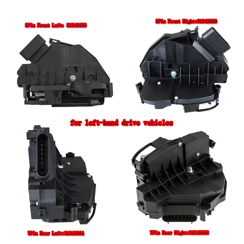 

Цилиндр замка автомобиля Дверной замок 31349858 31349860 31349864 31349868 Привод дверного замка для Volvo S60 10-19 V60 10-18 XC60 2008-2018