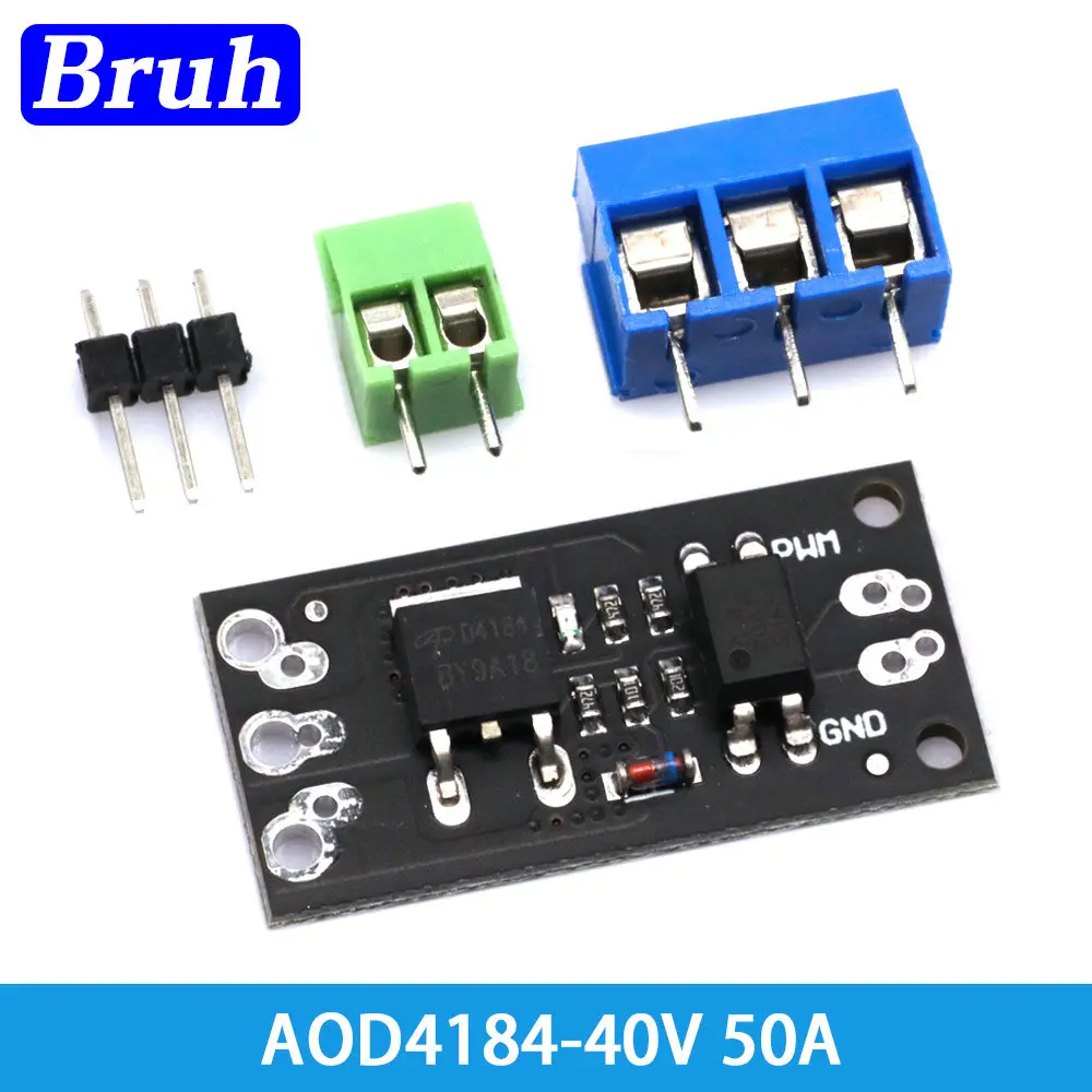 Isolated MOSFET MOS Field Effect Tube Module 3V / 5V FR120N LR7843 D4184 AOD4184 Board Replacement Relay For Arduino and MCU