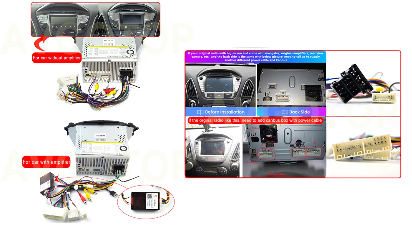 2 DIN Android Car Radio Multimedia for HYUNDAI TUCSON HYUNDAI IX 35 2009 2011 2013 Wireless Carplay Auto Stereo Device German