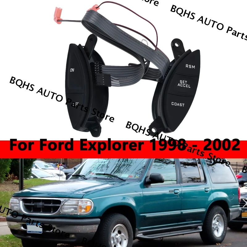 

Steering Wheel Cruise Control Switch F87Z9C888BB F87Z-9C888-BB SW5928 For Ford Explorer 1998 1999 2001 2000 2002