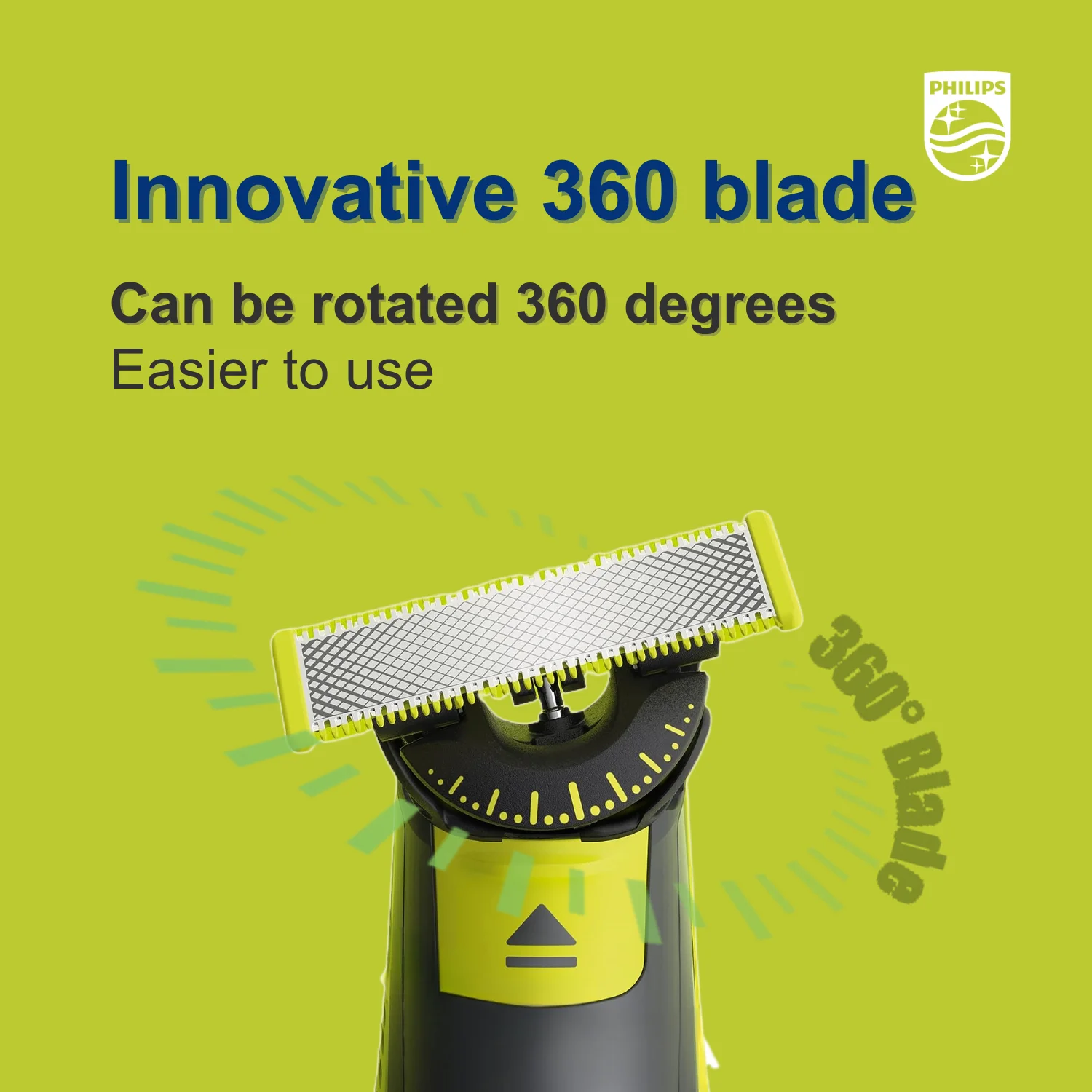 Philips Norelco OneBlade QP2724/70, tecnologia OneBlade, 360 lâminas, pente ajustável 5 em 1, uso úmido/seco