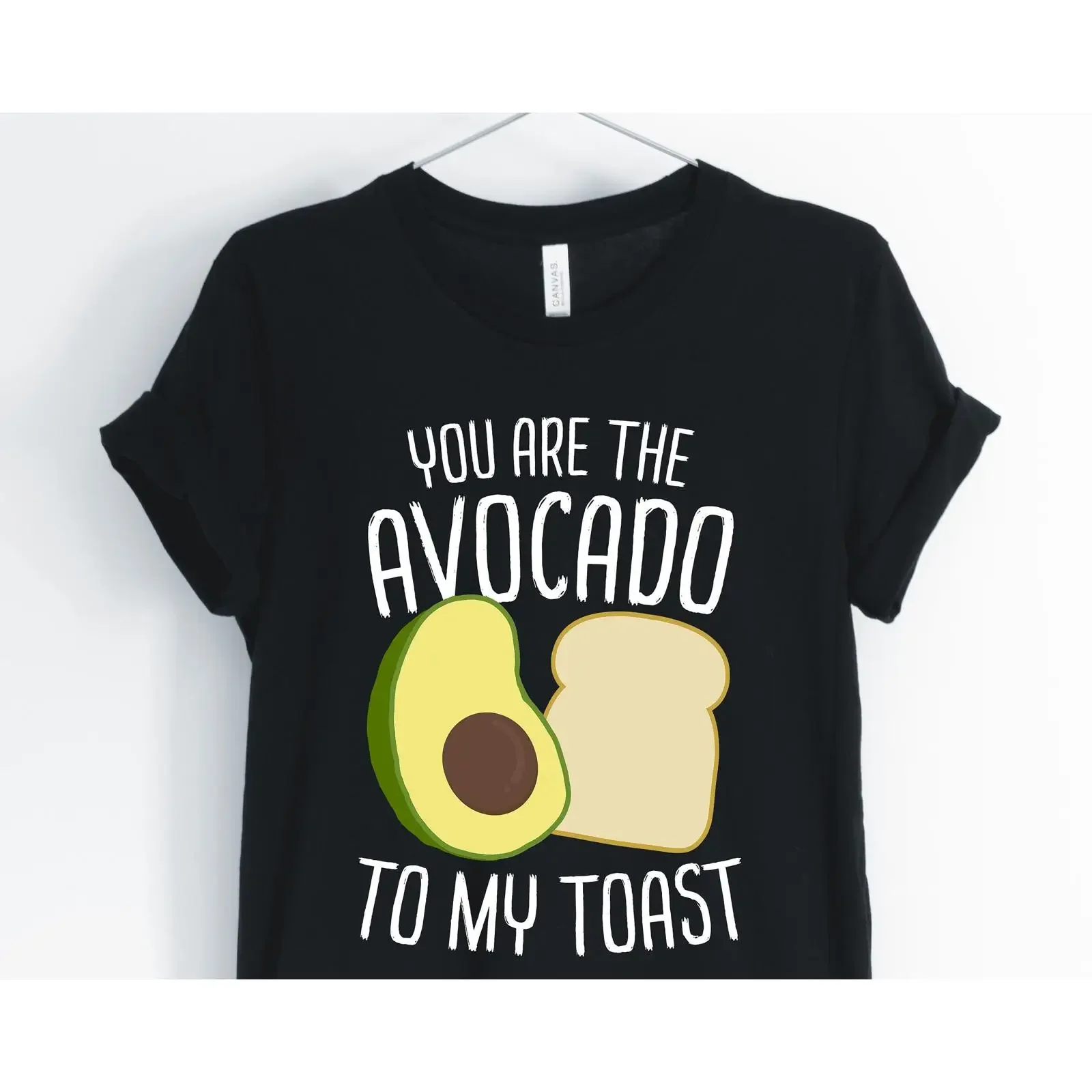 You Are The Avocado To My Toast Funny T Shirt Lover Couple Women Casual vintage Washed homme Slightly streetwear Breathable