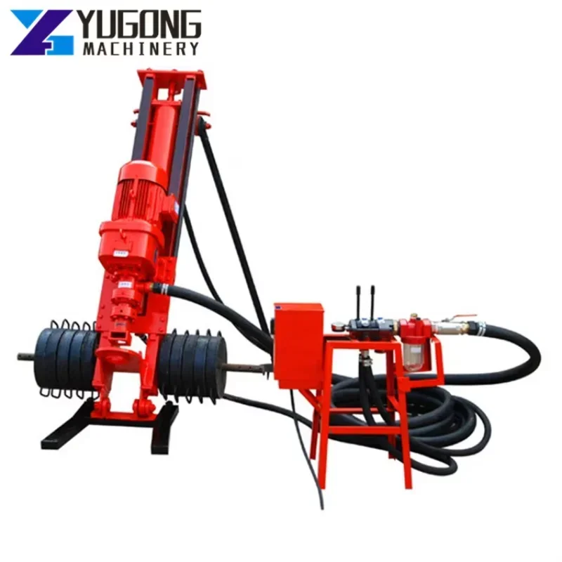 All-In-One Dth Drilling Rig Portable Down The Hole  Equipment Pneumatic Underground  