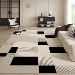 Luxury Rugs for Bedroom French Style Living Room Decoration Soft Carpet Large Area Modern Rectangle Rug Home Washable Floor Mat