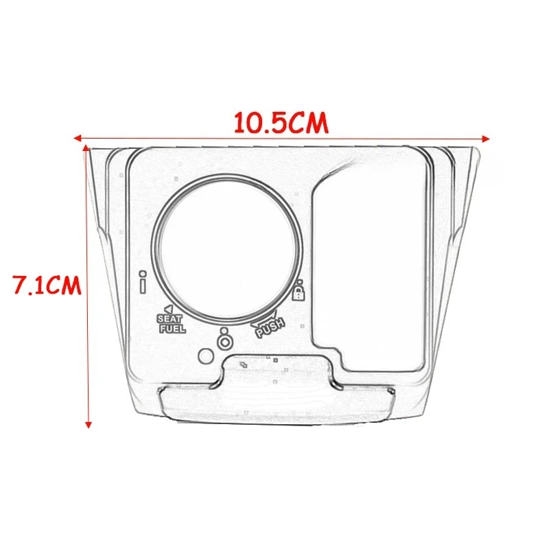Motorcycle Ignition Switch Cover Electric Door Lock Button Cover Protector for HONDA Forza350 FORZA NSS 350 300 Forza 125 150