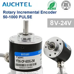 Photoelectric Incremental Rotary Encoder 38S6G5-B-G24N 50/100/200/360/400/500/600PPR AB 2 Phase DC8-24V NPN Optical Encoder