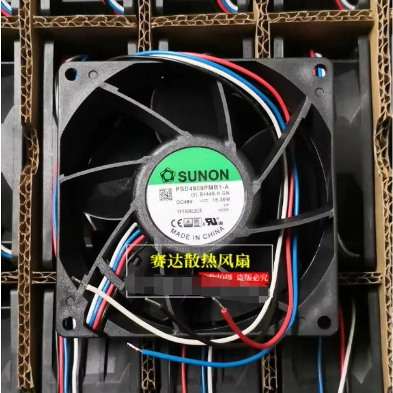 SUNON PSD4809PMB1-A DC 48V 15.36W 92x92x38mm 4-Wire Server Cooling Fan