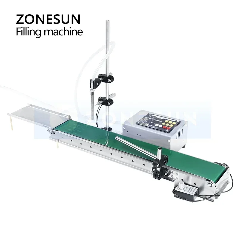 ZONESUN Automatic Perfume Oil Filter Beverage Water Bottle High Precision Heat Resistance Liquid Filling Machine ZS-DPYT1500