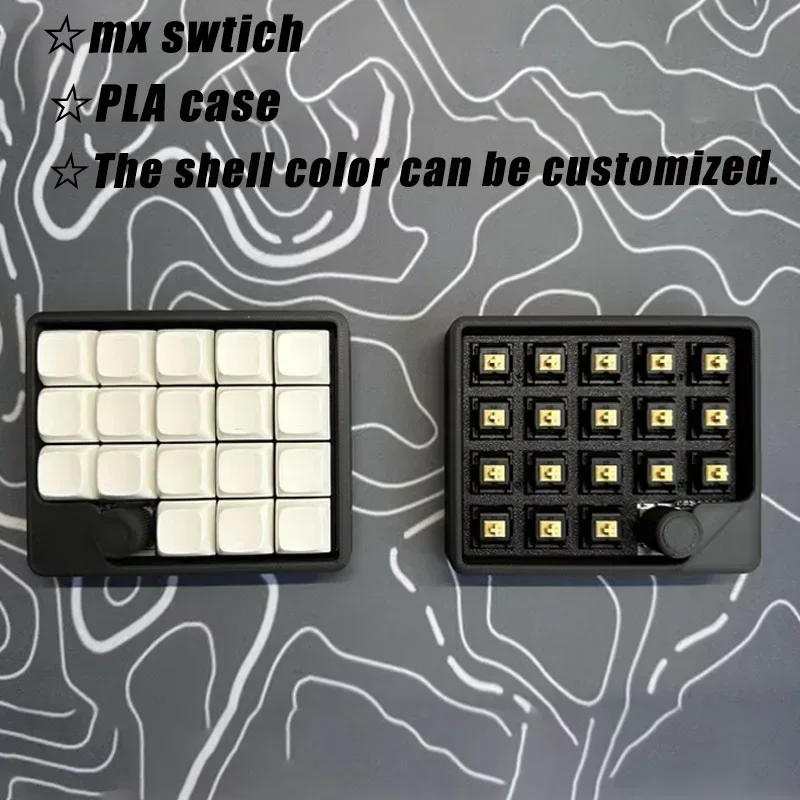 Faw36 Wireless Split Keyboard Kit PLA Case 500mAh 36 Keys Split Keyboard Kit Hotswap With Knobs Support ZMK Custom PC Gamer Gift