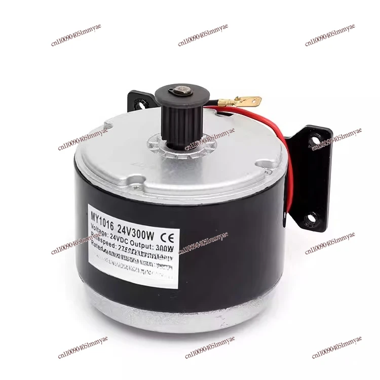Electric vehicle motor 24V300W synchronous wheel pulley with brush