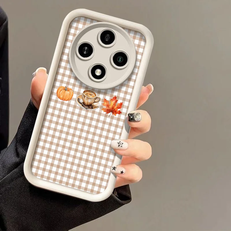 Cartoon Autumn Pumpkin Grid P - Oppo Reno 12 review and price