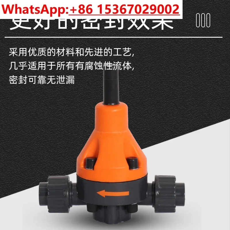 Safety valve Back pressure  One-way pressure relief valve Pressure reducing Metering pump PVDF acid and alkali
