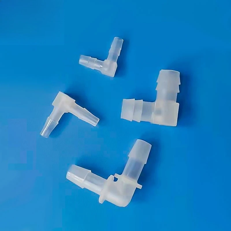 WESTCREEK 3.9mm 50PCS L Shape Plastic Elbow Joint Hose Barb Fitting 90 Degree Connector
