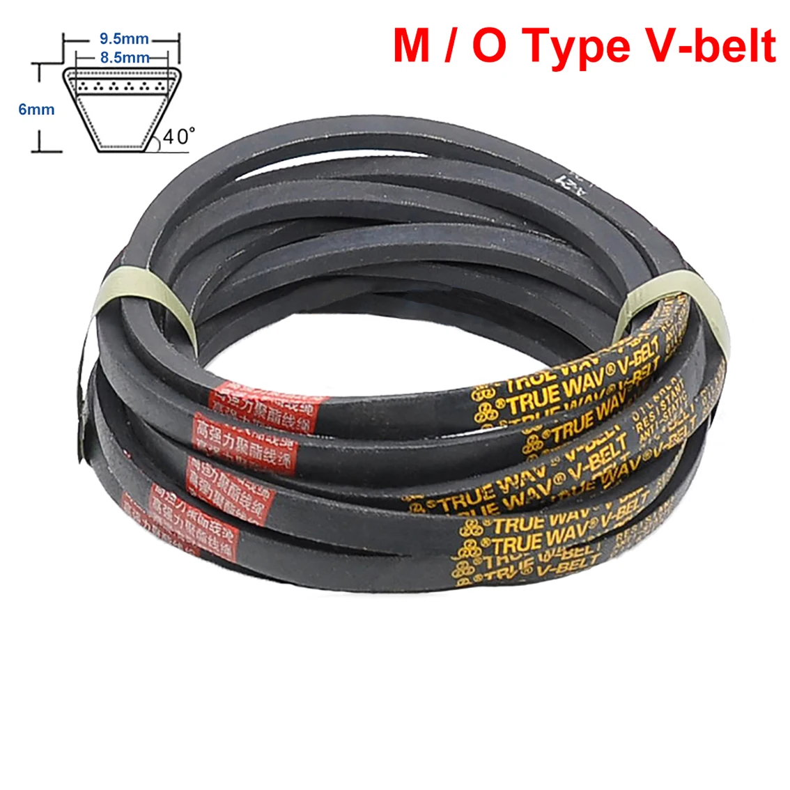 1Pcs M16 17 18 19 20 21 22 23 25-60 Inch M Type(O Type) V-Belt Industrial Agricultural Equipment Transmission Belt