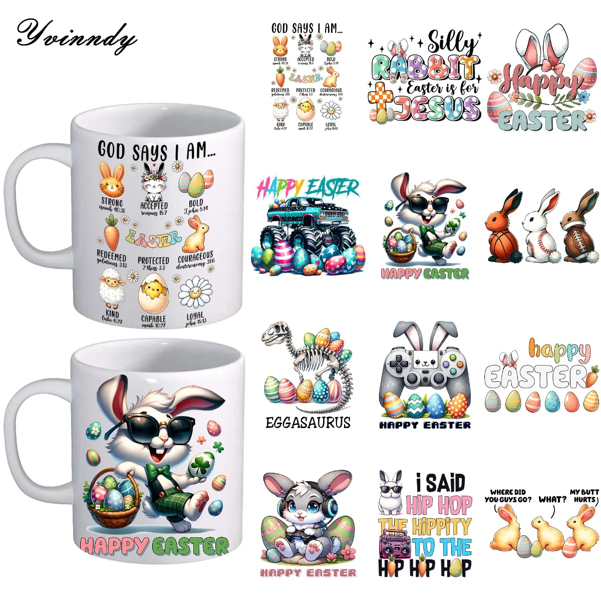 12Pcs/Set Funny Bun…