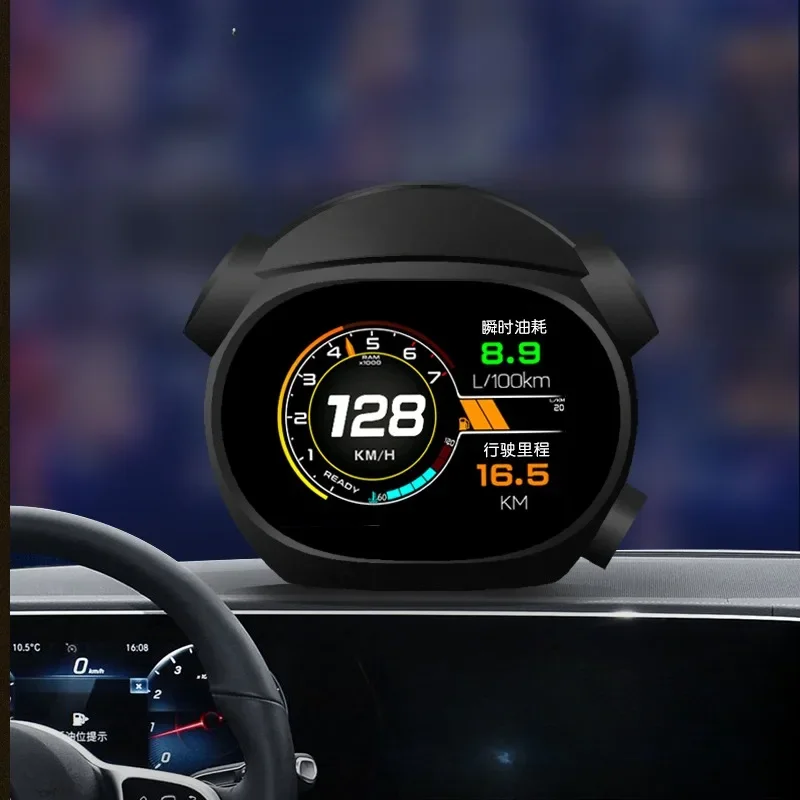 Car head-up display multi-function instrument vehicle speed fuel consumption water temperature intelligent projector