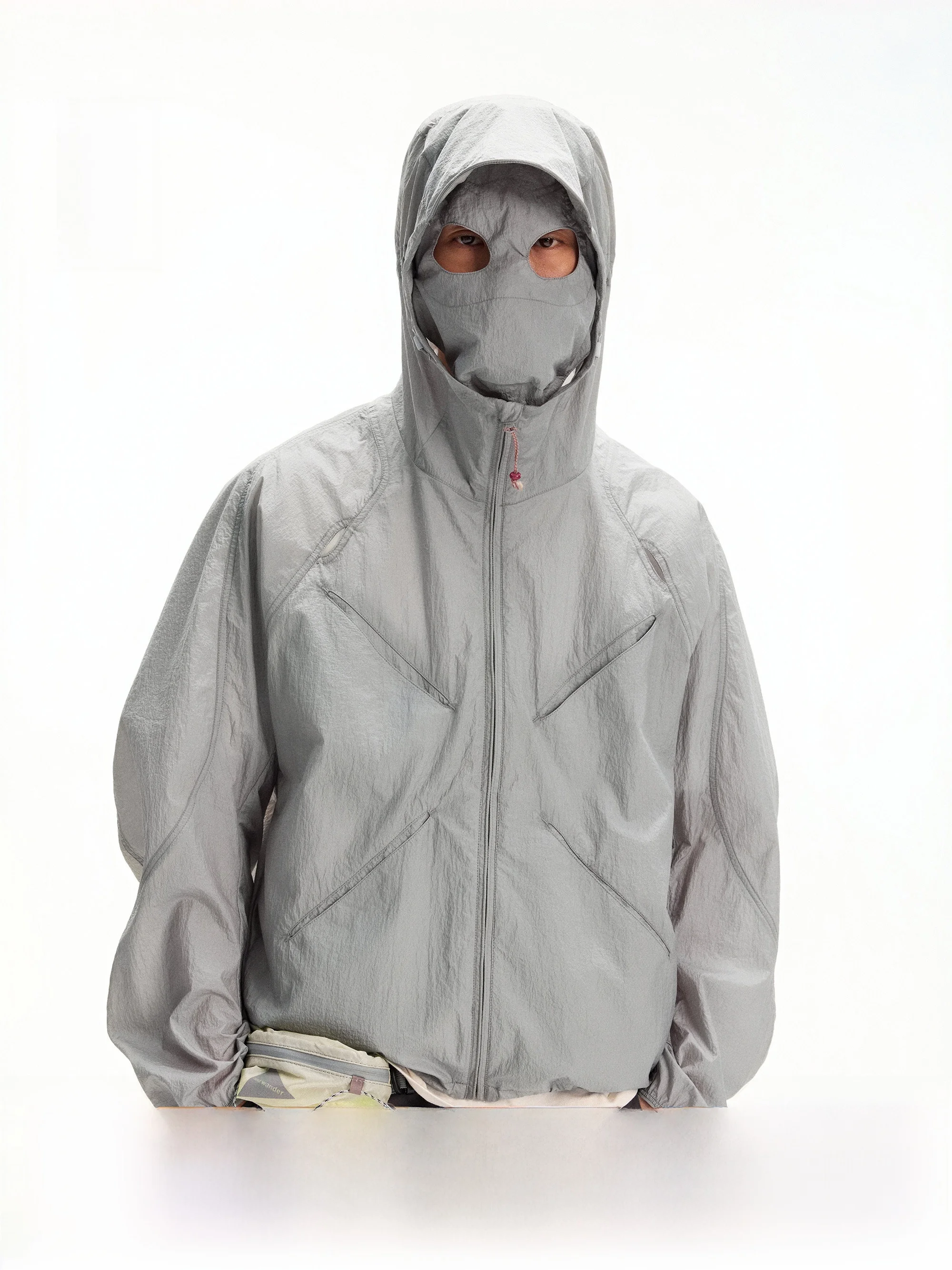 

Куртка для активного отдыха Monterest: дышащая, с защитой от солнца, со съемной маской для лица, UPF40, нейлоновая ткань, унисекс, весенний сезон