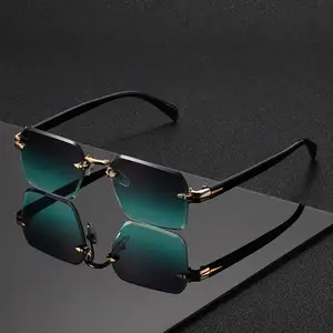 リムレス メガネ-AliExpress