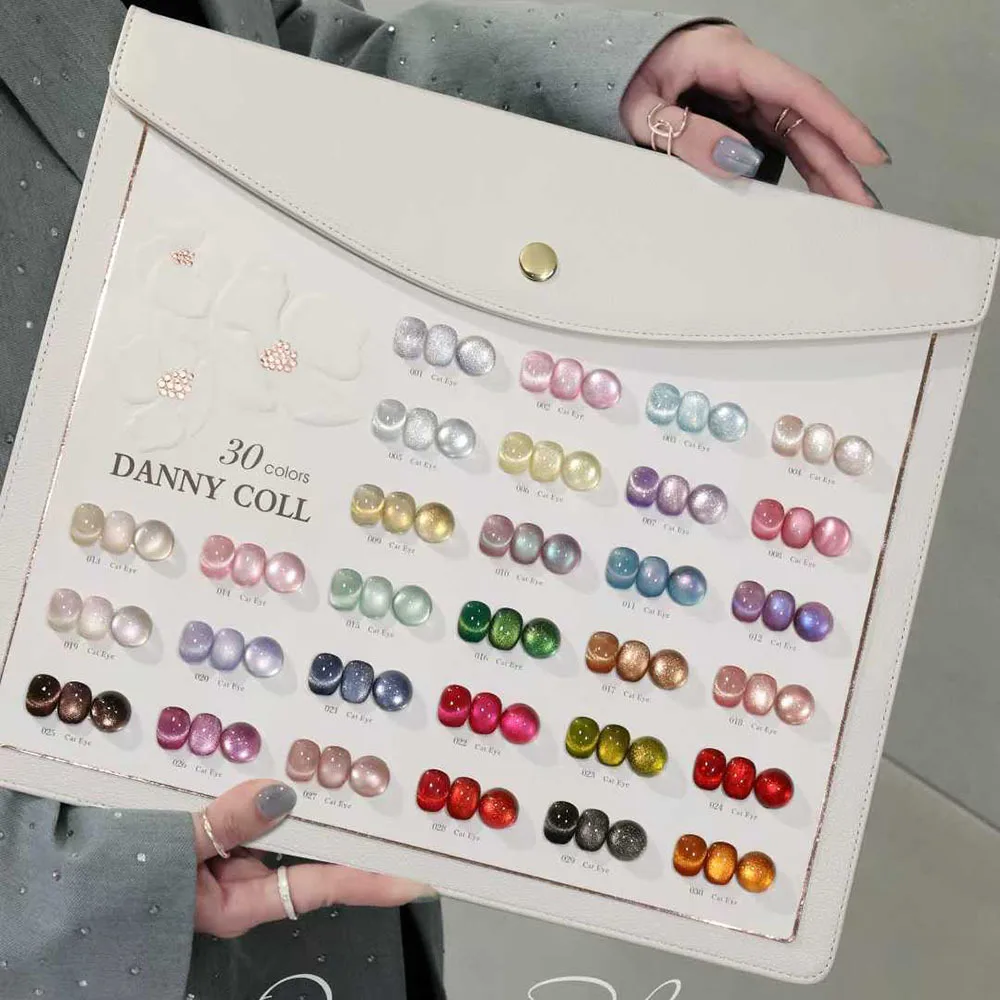 Jelly Gel Polish Set mit Farbkarte Transculent Gel Cat Eyes Gel Nagellack UV LED Gel Sirup Nagelgel Kit Nail Art 15 ml