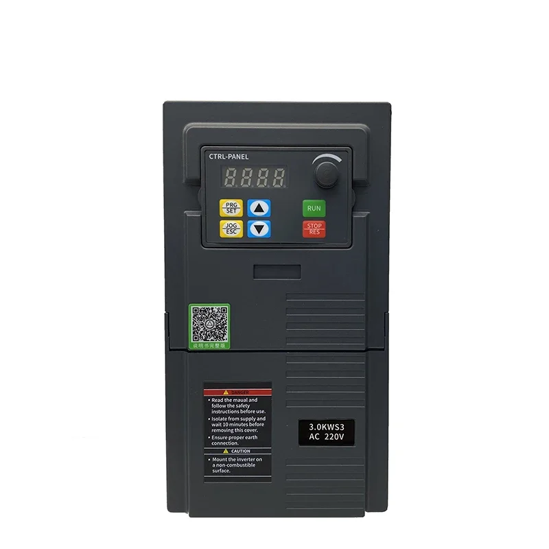 3KW 220V VFD 1phase to 3phase 3phase to 3phase Variable Frequency Drive Converter Inverter Vector Motor Speed Controller