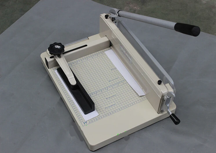YG 858-A3 Manual Heavy  Paper Cutter 4cm Cutting Thickness 430MM Cutting Length for Office Printing Shop Paper Trimming