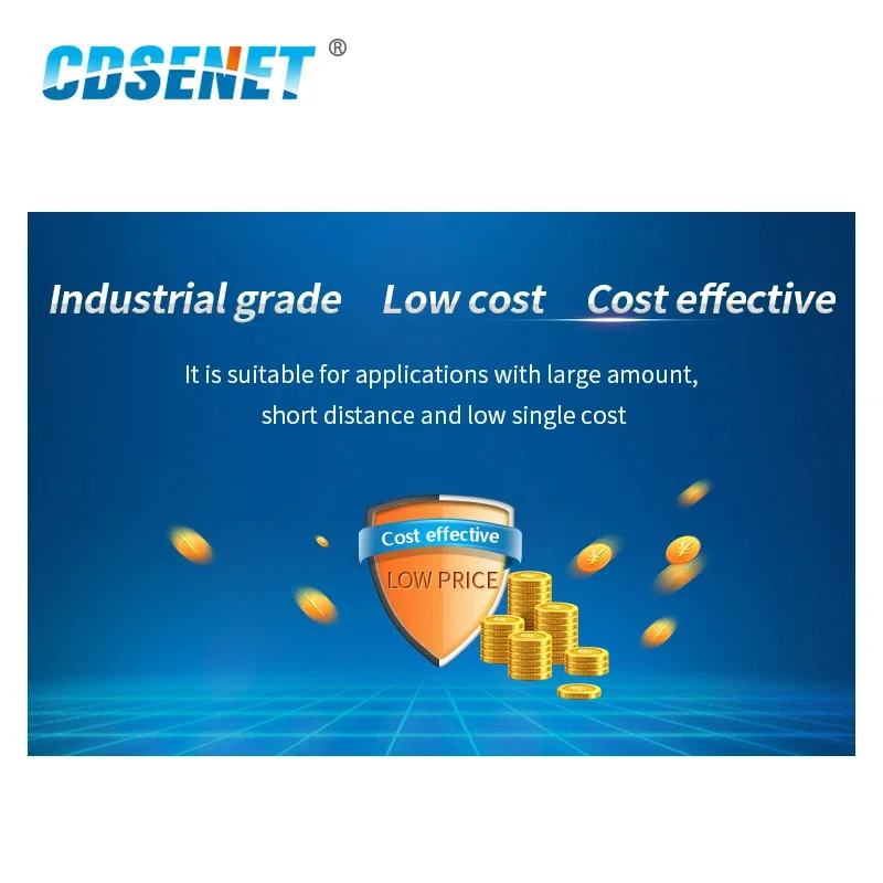 CDSENET E49 seria UART bezprzewodowy moduł aparatu nadawczo-odbiorczego 20/30dBm niska moc bezprzewodowa transmisja danych nadajnik-odbiornik — zdjęcie produktu 6