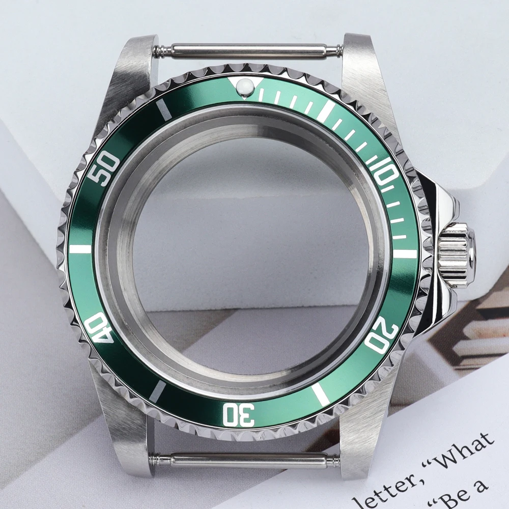 

High Quality 38MM Watch Case Sapphire Glass For Retro Submariner NH35 NH36 NH34 Automatic Movement 120Clicks Vintage Watch Parts