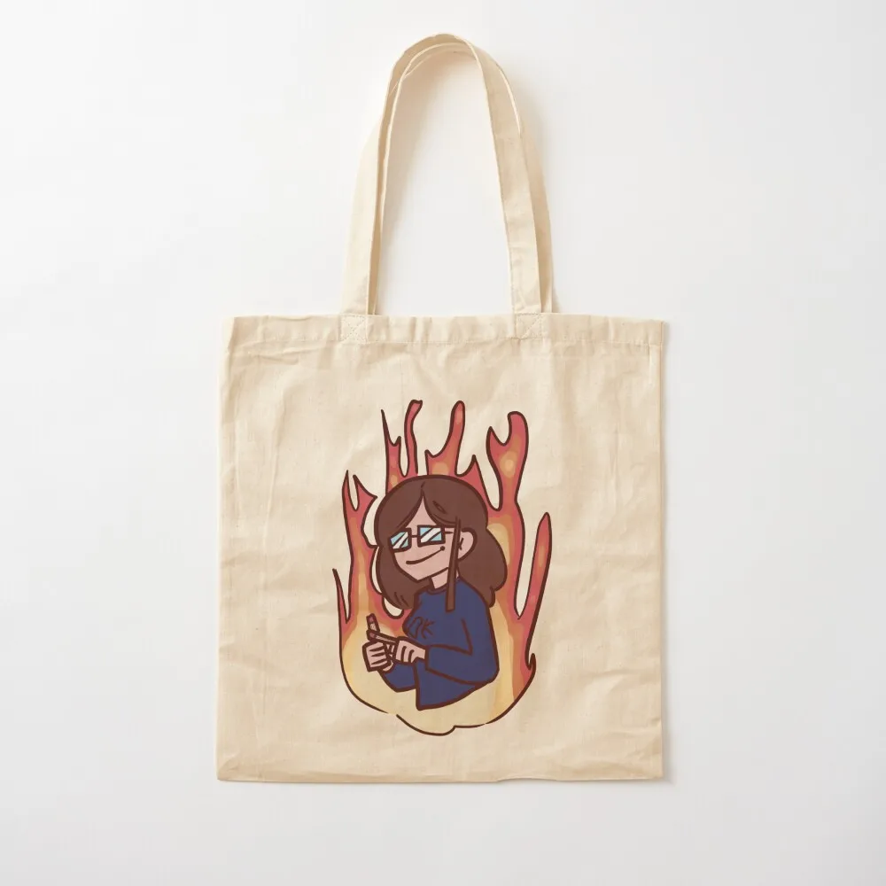 Fire Tote Bag sacs de shopping woman shopping bag Canvas stote bag