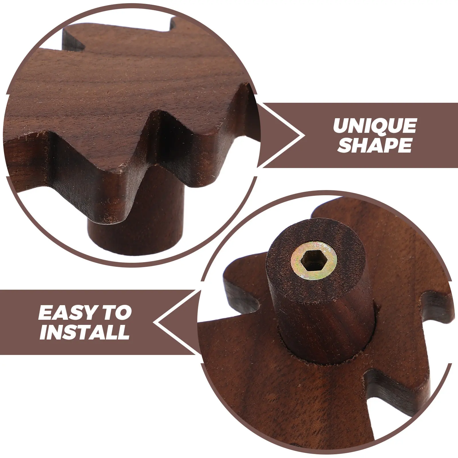 Christmas Tree Wooden Cabinet Knobs Decorative Drawer Pull Handles Cute Dresser Pulls For Furniture Holiday Home Decor