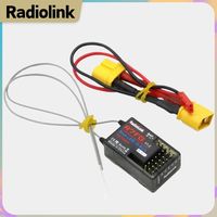 Radiolink R7FG 7 Channle 2.4G Gyro Receiver Car Voltage Transmission Telemetry 600m Long Range RX for Crawler Drifting Car RC