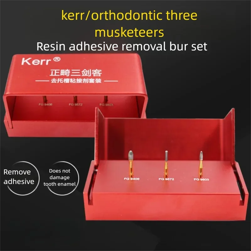 

Набор для удаления брекетов: клей для снятия брекетов, полировочная насадка из вольфрамовой стали, насадка для невидимой коррекции брекетов, насадка для обрезки краев