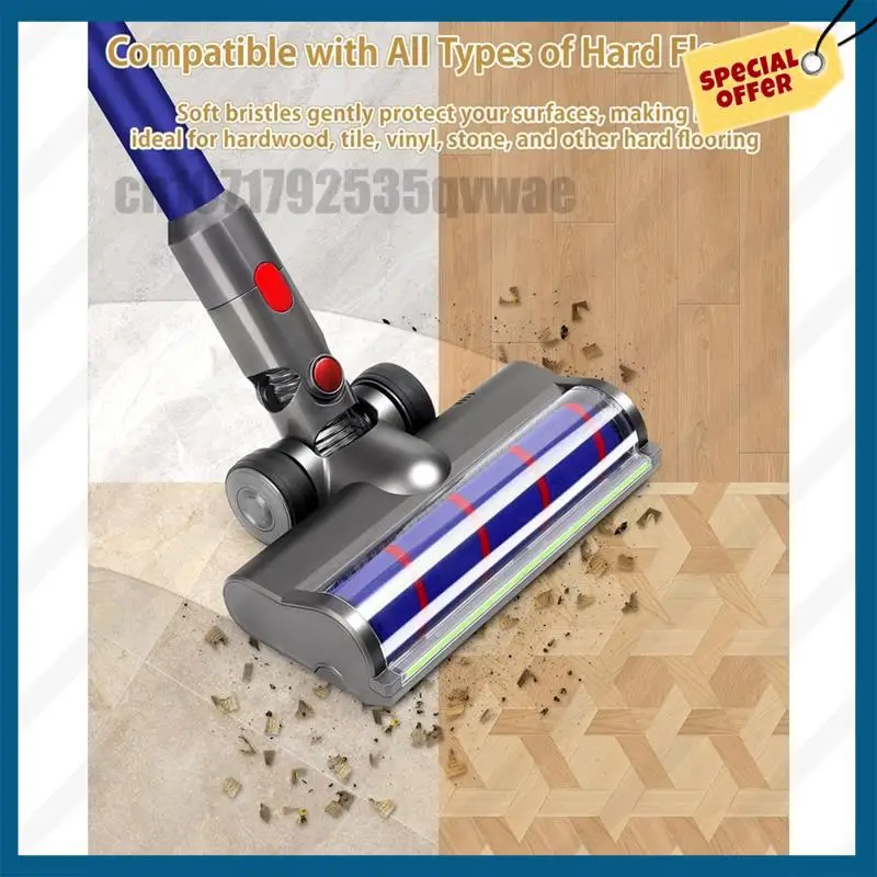 

-A89Z For Dyson V7 V8 V10 V11 V15 LED Dust Detection Floor Head Replacement Vacuum Attachment For Hard Floors