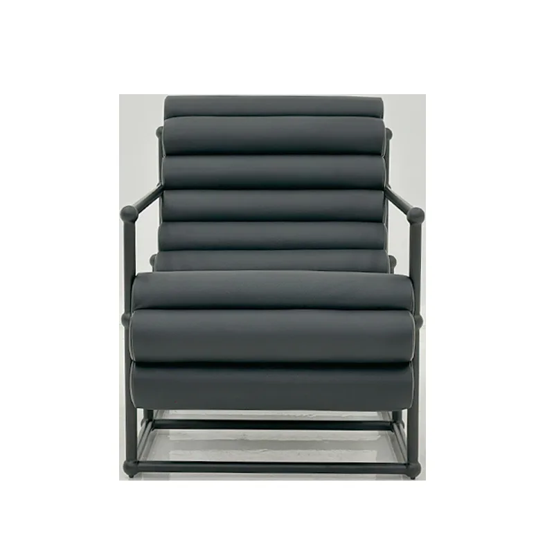 

Nordic single lazy sofa Italian light luxury wrought iron leisure chair