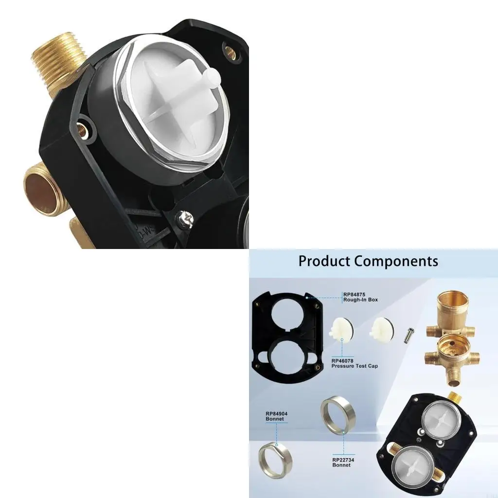 

Латунные душевые клапаны Rough In со встроенным переключателем, 3-х или 6-ходовая настройка R2200 Встроенные душевые и рулевые