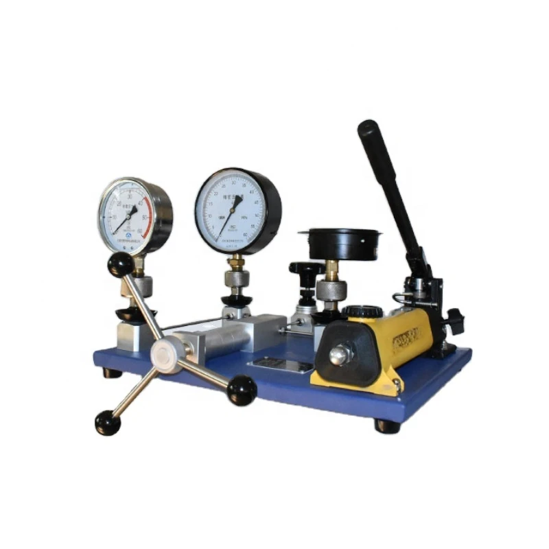 Manual control precision gauge test machine pressure gauge calibrator MSY Series