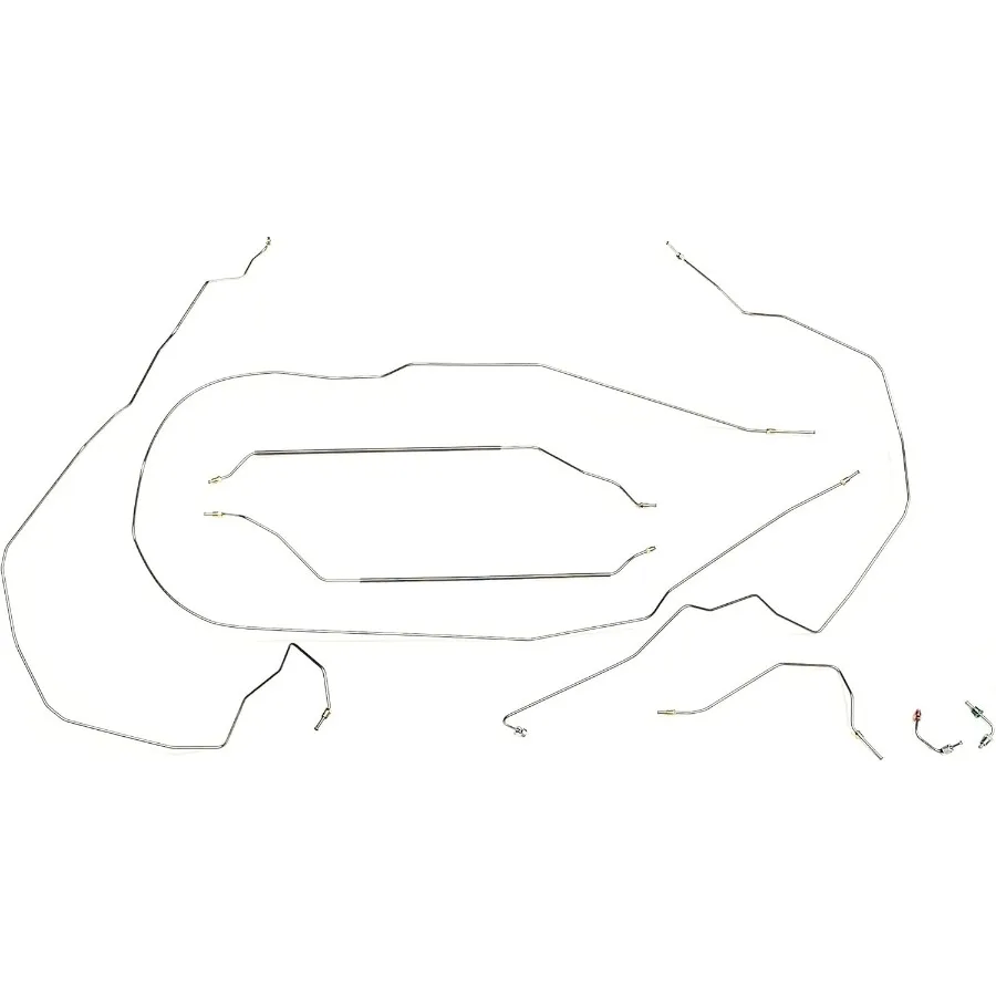 

Полный комплект автомобильных тормозных магистралей для автомобилей Chevy 19551957, конструкция из нержавеющей стали, высокопроизводительная тормозная система, модернизация, прочный