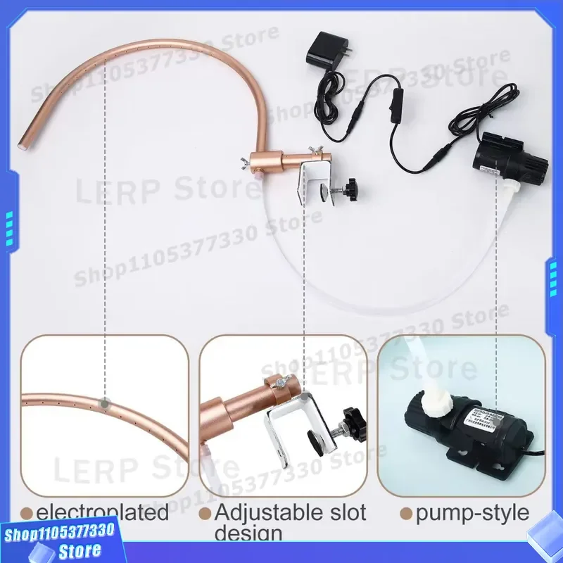 Water Circulation Hair Salon Massage Bed Flushing Set Accessories Factory Direct Sales for Professional Barber Shop Equipment