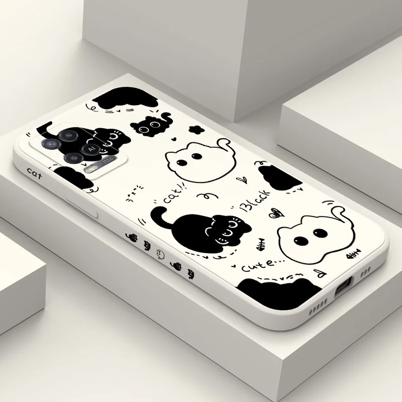 

Fat Dancing Cat Phone Case For OPPO A54 A74 A57 A77 A78 A96 A76 A95 A94 A83 A53 A72 A52 A9 A5 A12 A31 2020 S 4G 5G Cover
